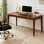 Bureau compact en bois d'hévéa massif Dylen-126137646