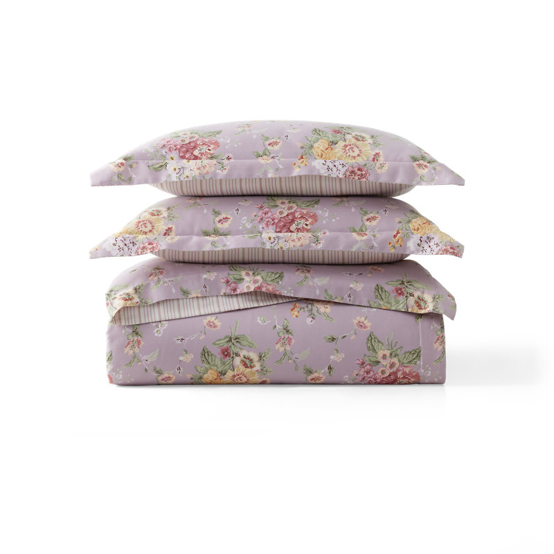 Selina Lavender Comforter Set, Queen Comforter + 2 Standard Shams