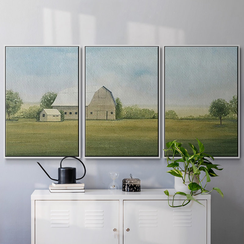 Grove Farm II 3 pièces, Cadre blanc, H 36 po x l 75 po x P 2 po