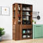 Grande armoire de rangement multifonctionnelle en bois pour l'organisation de couloir-1595113487