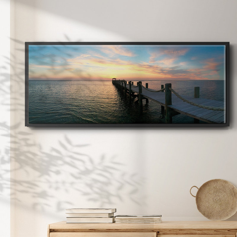 Dockside, reproduction d'art sur toile, Noir, H 24 po x l 60 po x P 1,5 po