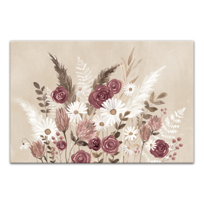 Impression sur toile Boho Flowers