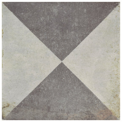 DAnticatto Decor 9" x 9" Porcelain Stone Look Wall & Floor Tile