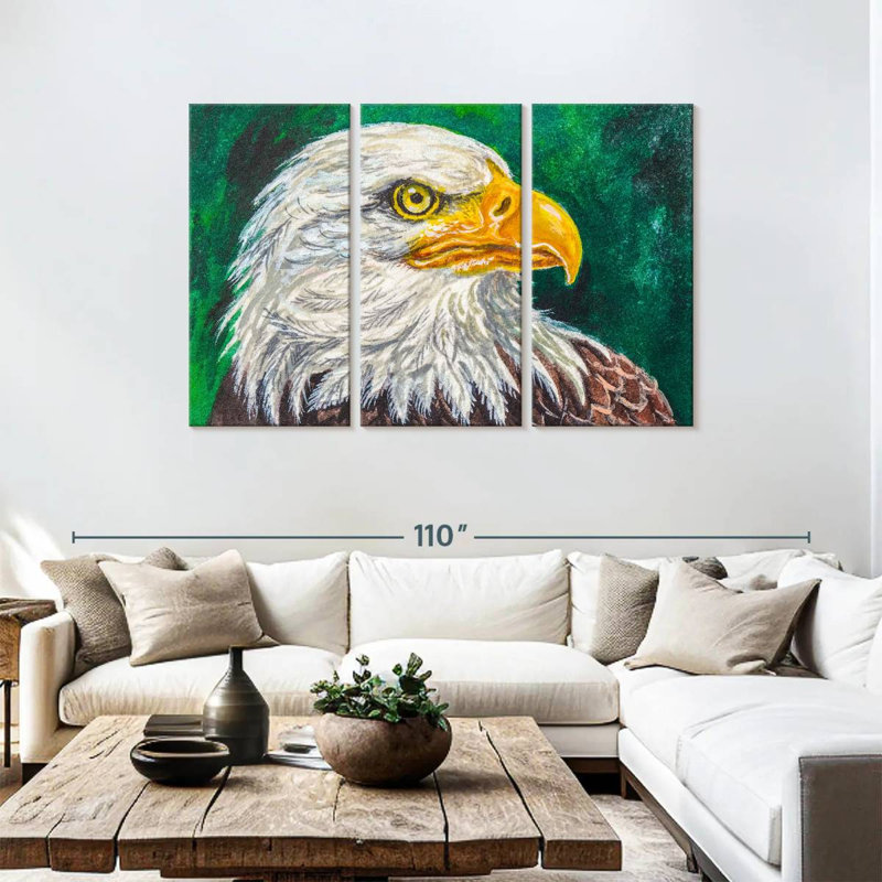 Bald Eagle, 48" H x 74" W
