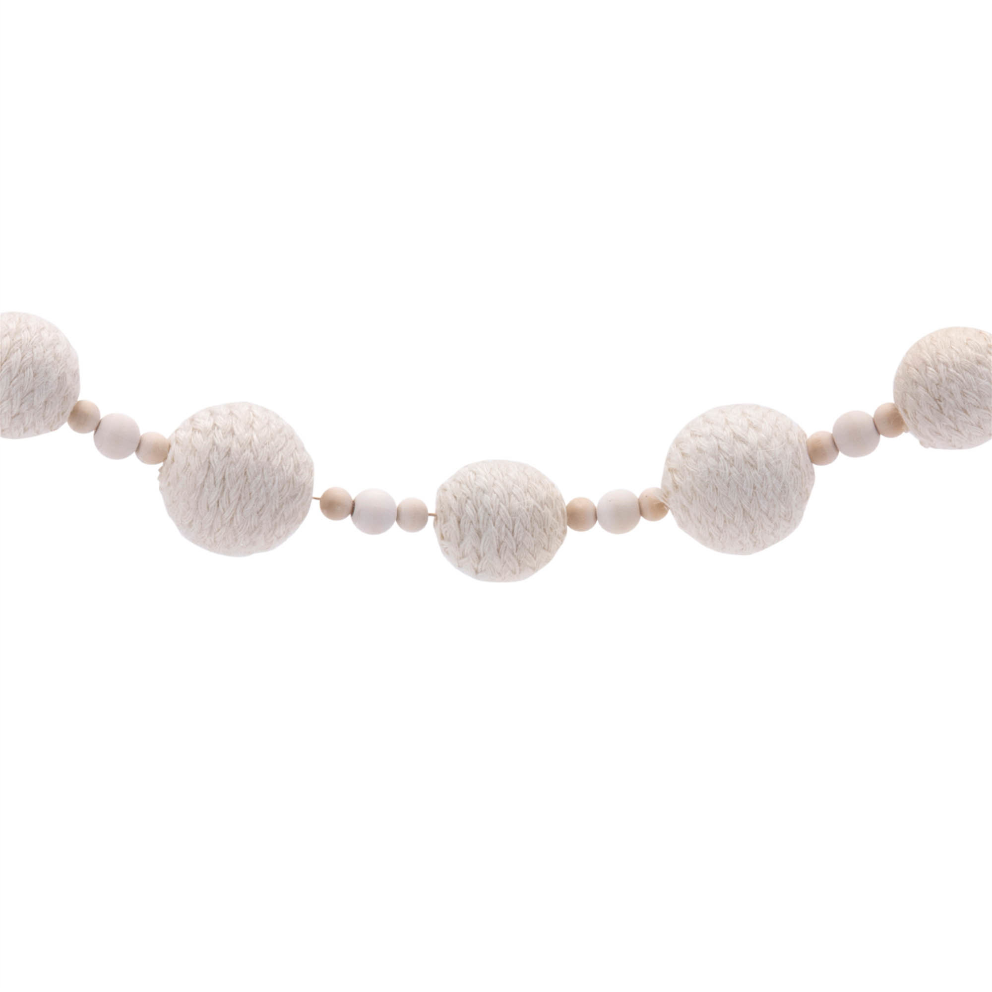 Fabric Ball String Garland (Set of 2)