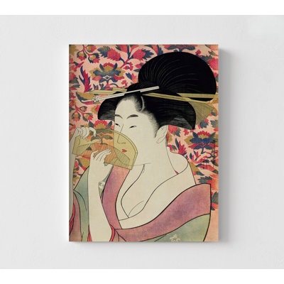 Courtesan par Kitagawa Utamaro, impression d'affiche de beauté japonaise, portrait de femme asiatique classique, art asiatique