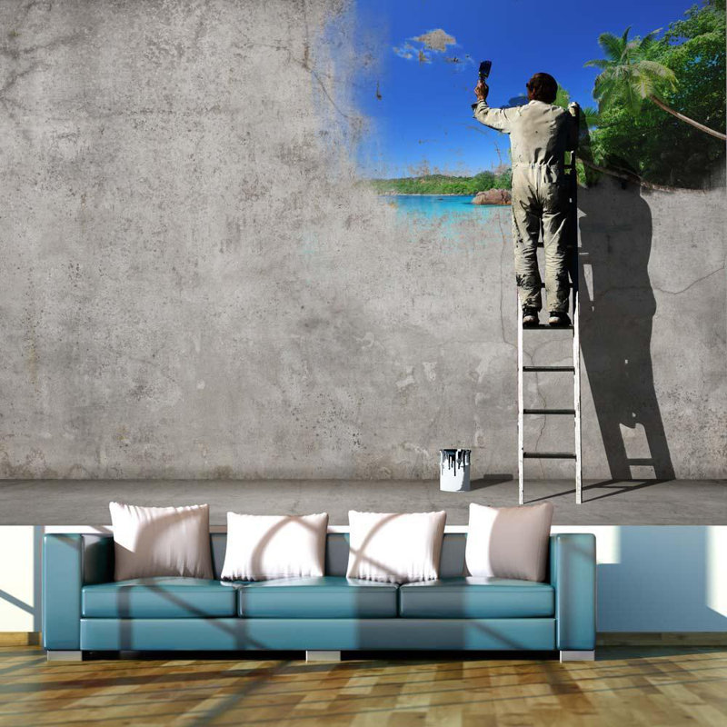 Frankfield Wall Mural, 8' L x 11.42' W