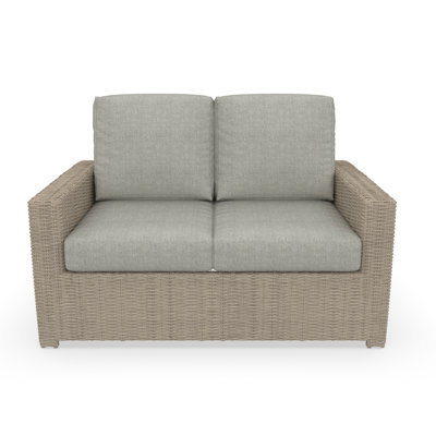 Henri Outdoor Loveseat With Sunbrella Cushions