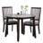 Brown Round Solidwood Dining Table