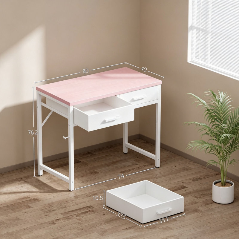 MDF Steel Computer Desk