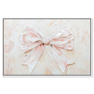 Relief Ribbons Canvas Fashion Wall Art