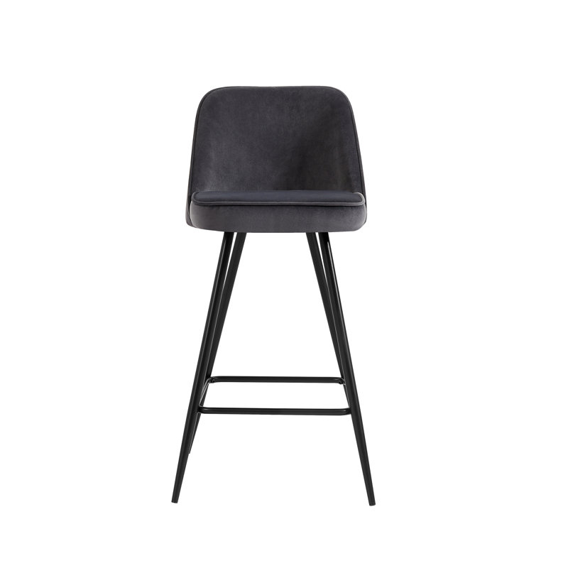 Shawny 72cm Stool, Dark Grey/Black