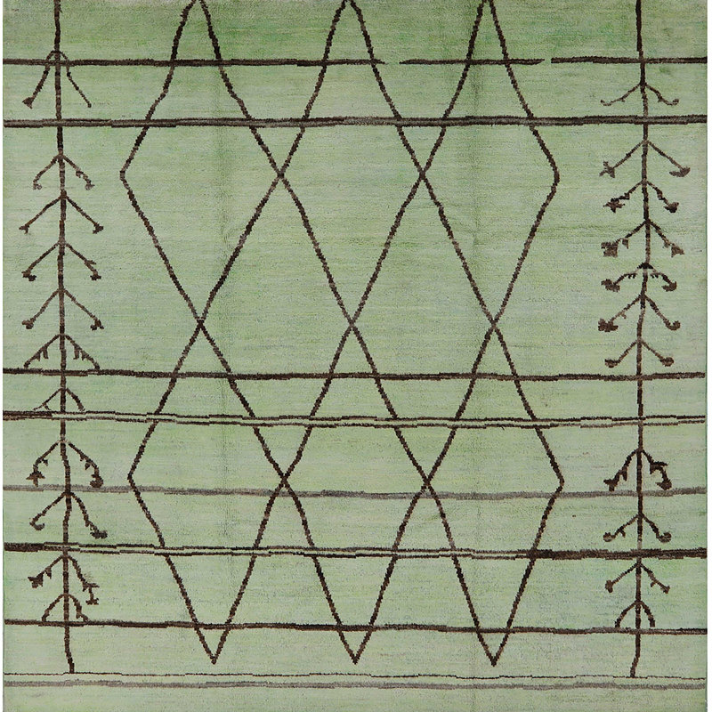 Ithaman Moroccan Indoor Rug, Square 4'