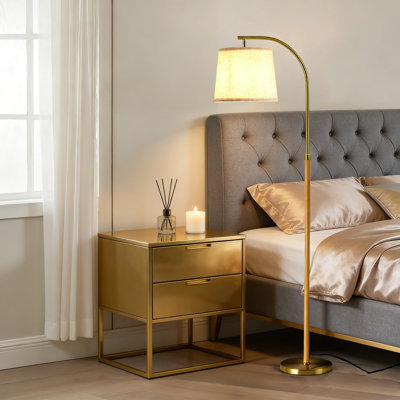 Adjustable Dimmable Floor Lamp With Foot Switch, Modern Standing Lamp With Rotating Head For Reading In Living Room, Bedroom, Or Office