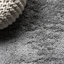 Tapis gris clair à poils longs Collesse-672523059