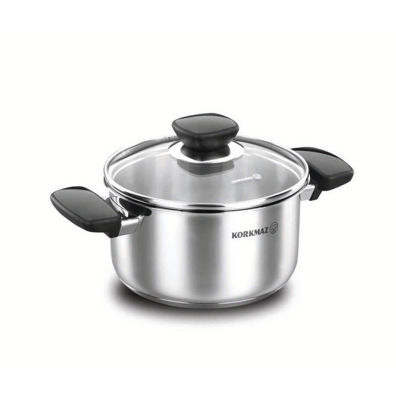 Pot à soupe avec couvercle ybm home Korkmaz, 4