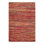 Striped Area Rug in Red