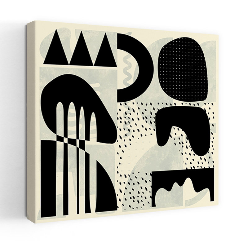 Art contemporain, art contemporain abstrait, H 18 po x l 18 po