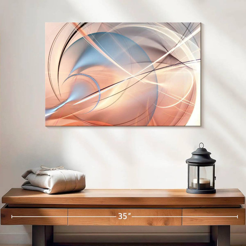 Avery Pearl Halos, abstrait numérique, H 16 po x l 24 po