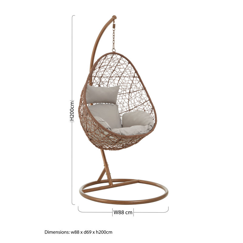Travis Swing Chair with Stand