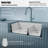 Karran Undermount Quartz Composite 32'' X 19-1/2'' 60/40 Double Bowl Kitchen Sink-35699382