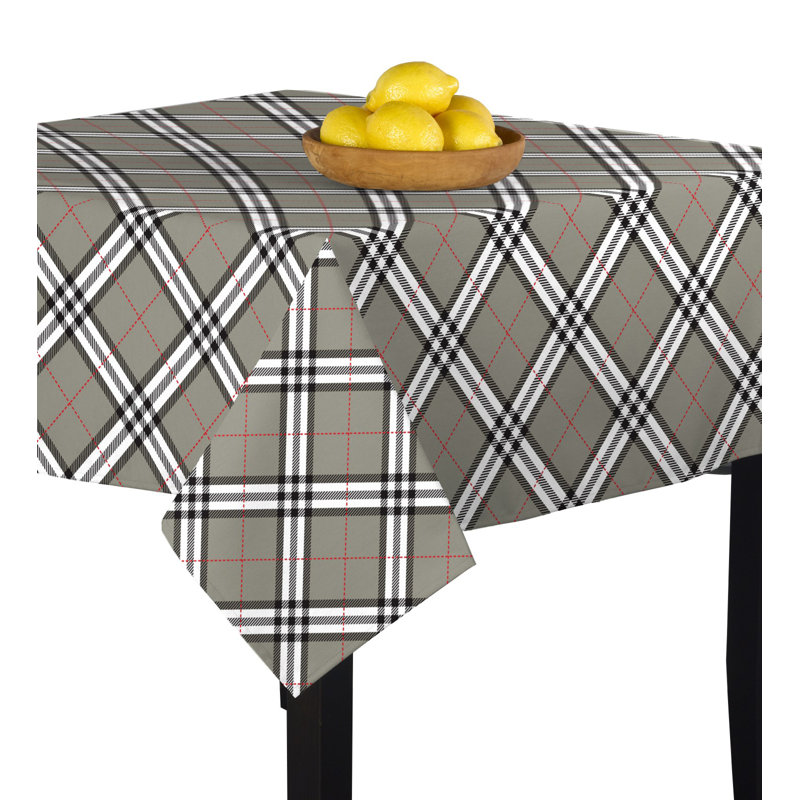Signoret Plaid Tablecloth, 60" x 60"