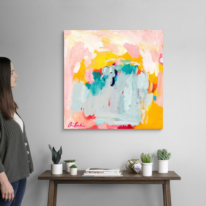 "Promise" par Amira Rahim, reproduction d’art sur toile, Toile tendue, H 30 po x l 30 po x P 1,25 po