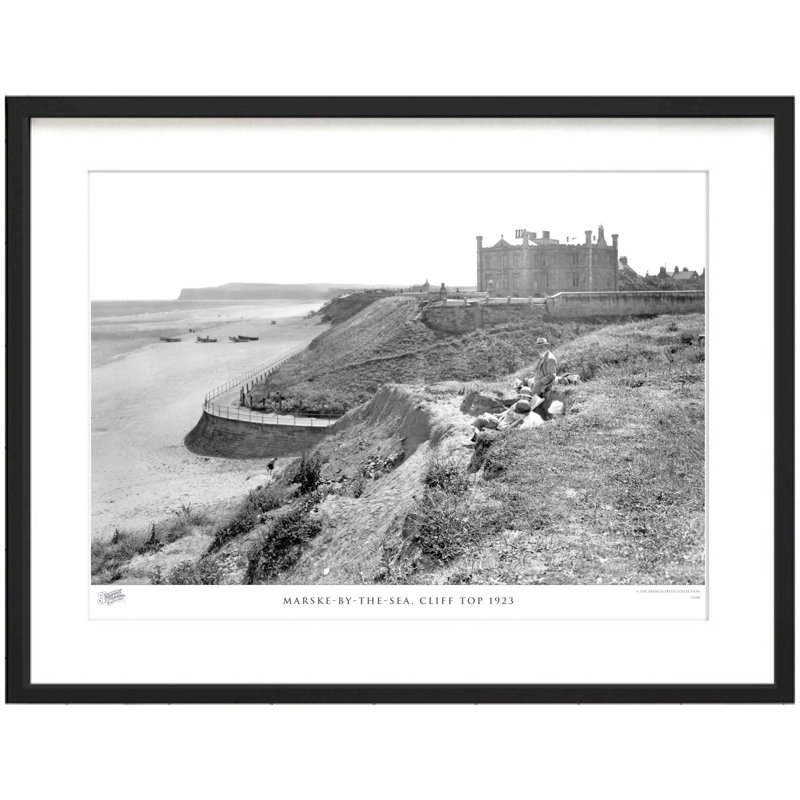 Marske By The Sea, Cliff Top 1923 - Single Picture Frame Print, 40cm H x 50cm W x 2.3cm D