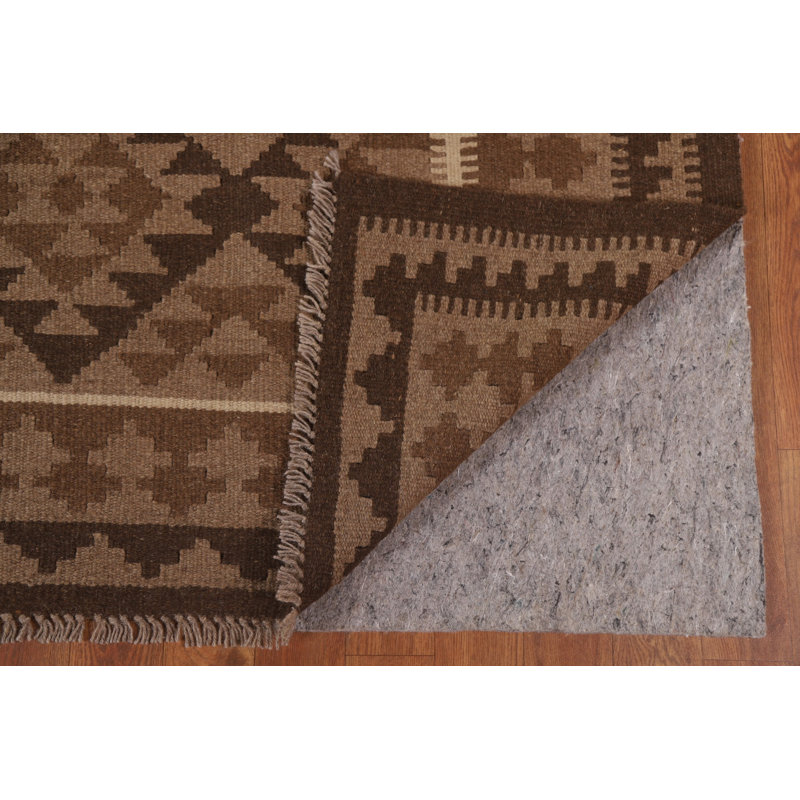 Tapis oriental brun Kilim 7 x 10