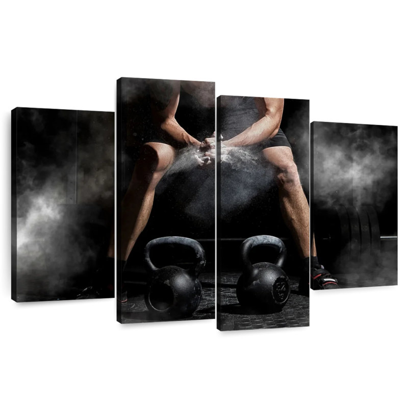 Weightlifting workout Sireci, 22" H x 36" W