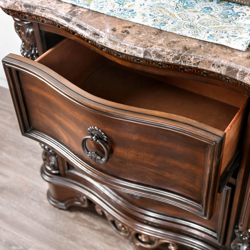 Annamari 30'' W Solid Wood Nightstand