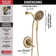 Linden 17 Series Dual-Function Shower Faucet Set, In2ition Shower Handle Trim Kit