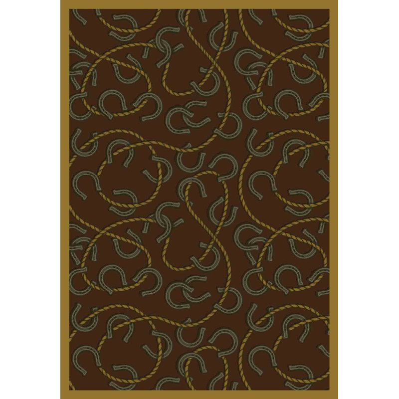 Tapis Whodesy Rodeo, Rectangle 5 pi 4 po x 7 pi 8 po
