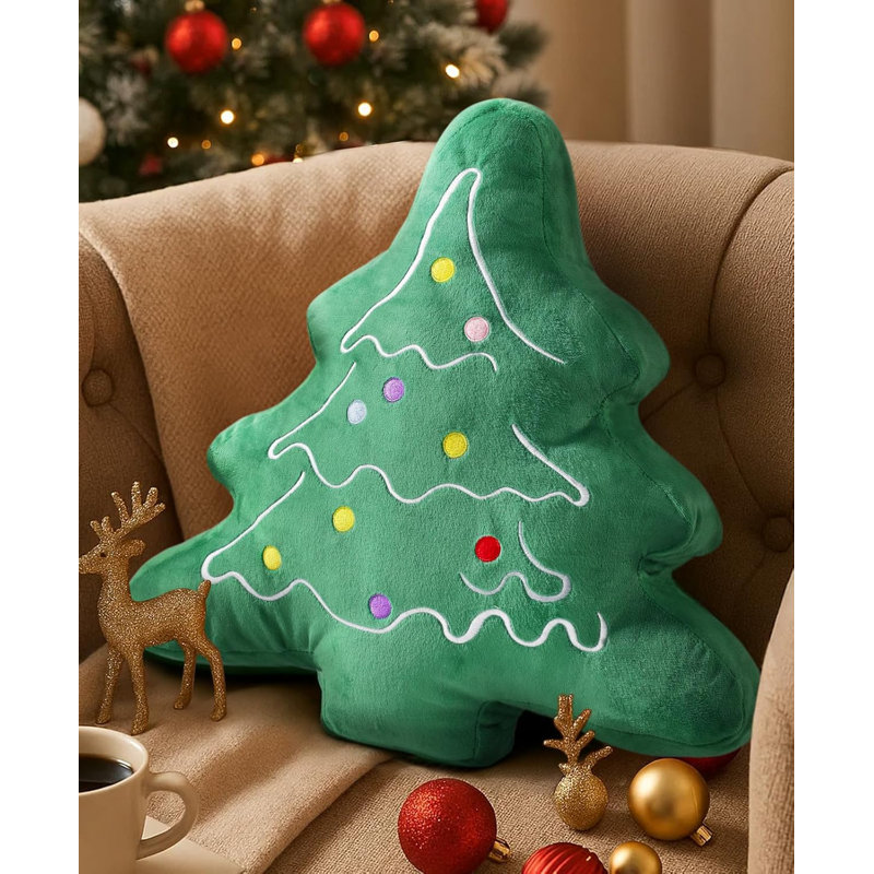Coussins en peluche pour sapin de Noël