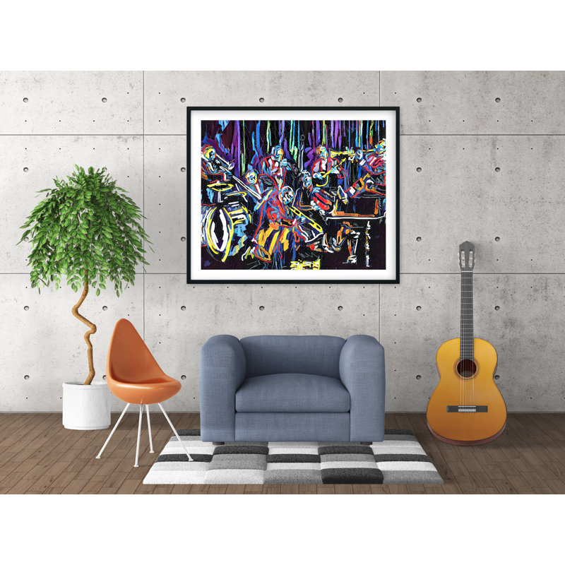 Jazz is Life - Impression sur papier, H 11 po x l 14 po x P 0,1 po
