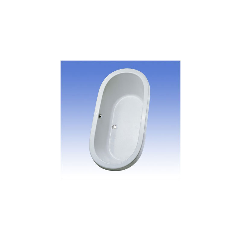 Nexus 71.375" x 35.35.4375" Freestanding Soaking Bathtub