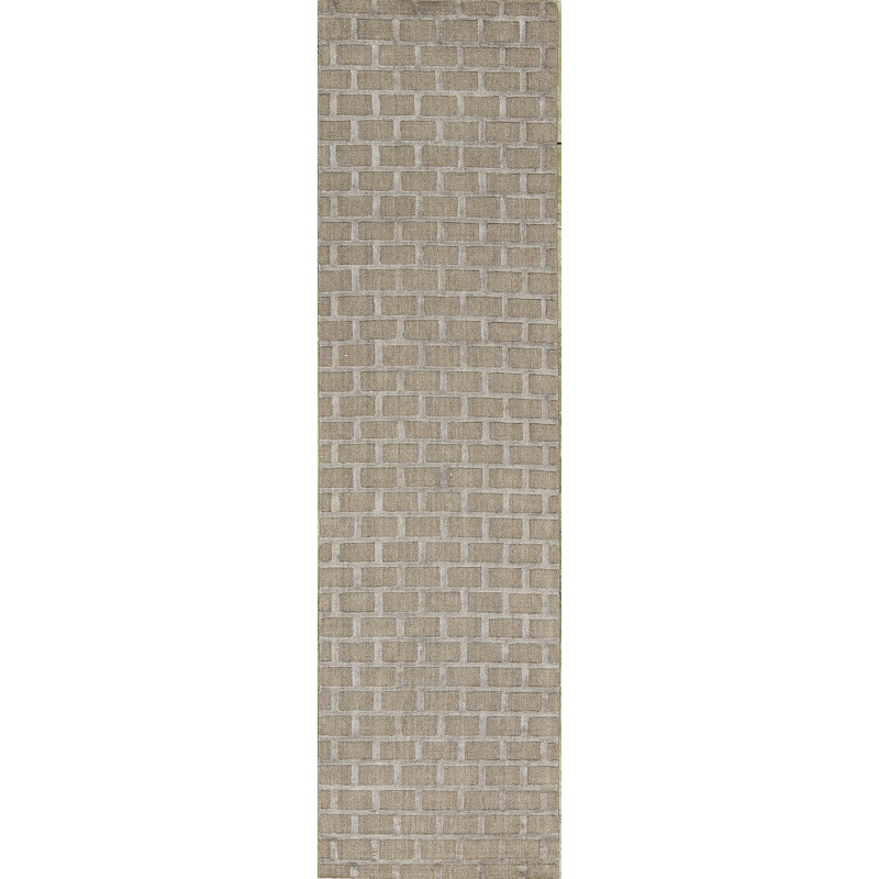 Linen Geometric Area Rug