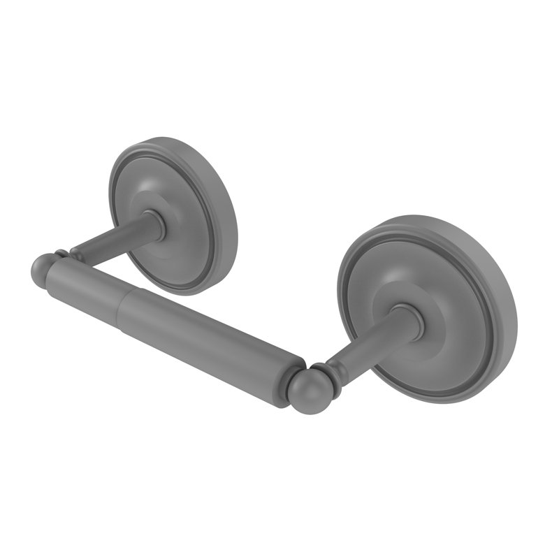 Porte-papier hygiénique mural double Gober, Gris mat