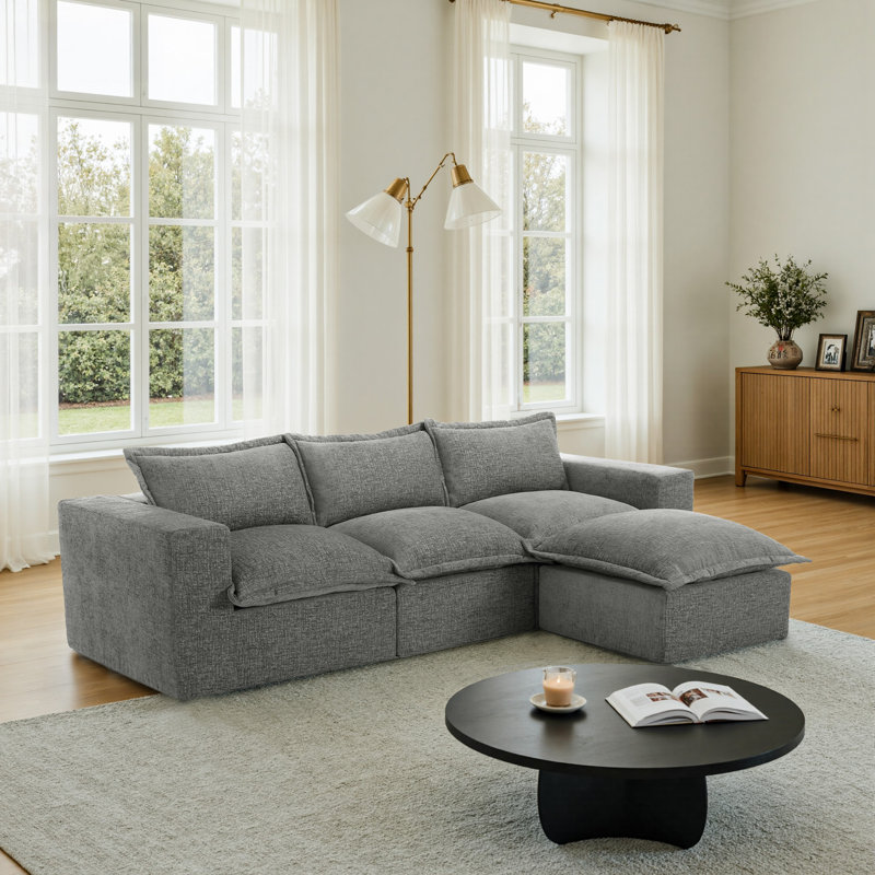 4 Seater Seating Component, Grey