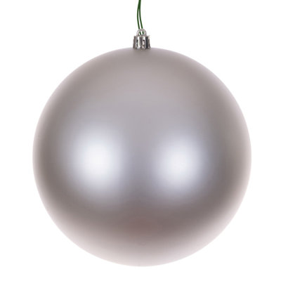 Oat Matte Seamless Ball UV Drilled. Includes 4 ornaments per Box.