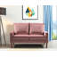 Ediline Velvet Square Arm Sofa-959015742-970529057