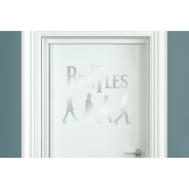 Entertainment Wall Decal, Shiny Silver