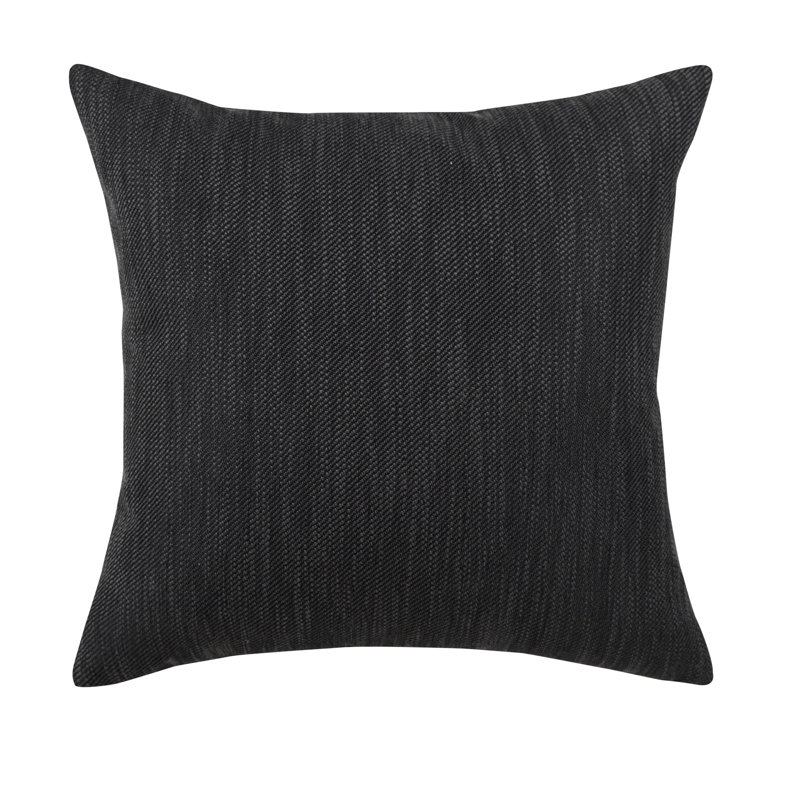 Memis Square Cushion, Charcoal