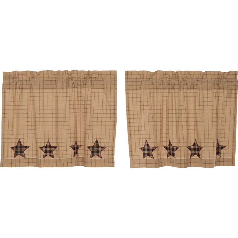 Rideau de café Applique, 24 po x 36 po