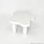 Table basse de 40 pouces en forme de nuage avec 4 pieds ronds, convenant aux salons-129593847