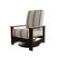 Chaise berçante pivotante cachée en polymère Leeward-98358840-98358864