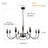  Ariyanah 8 - Light Dimmable Classic / Traditional Chandelier