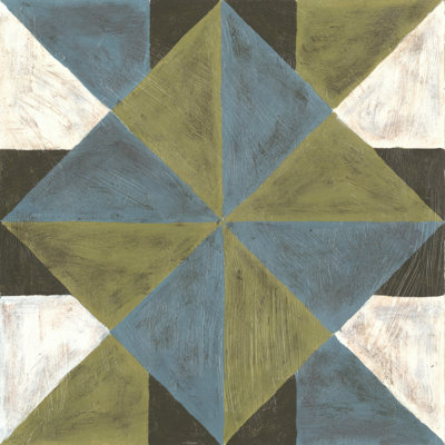 Patchwork Tile IV - Wrapped Canvas Print