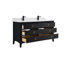 60" Solid Wood Sink Vanity With 1" Artificial Stone Top-1454695154-1454695167