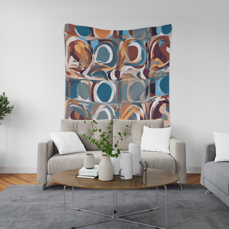 Tapisserie murale, H 88 po x l 104 po